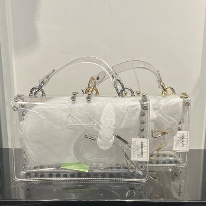 Studded Clear Bag