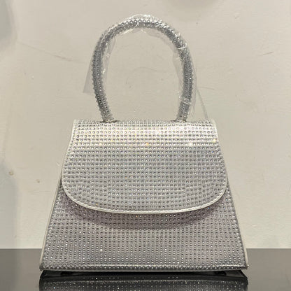 Hot Fix Stone Metallic Bag