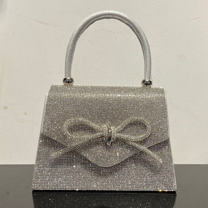 Rhinestone Ribbon Bag