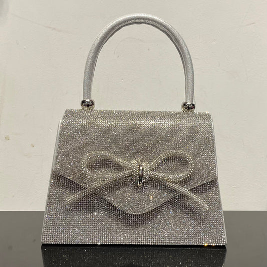 Rhinestone Ribbon Bag