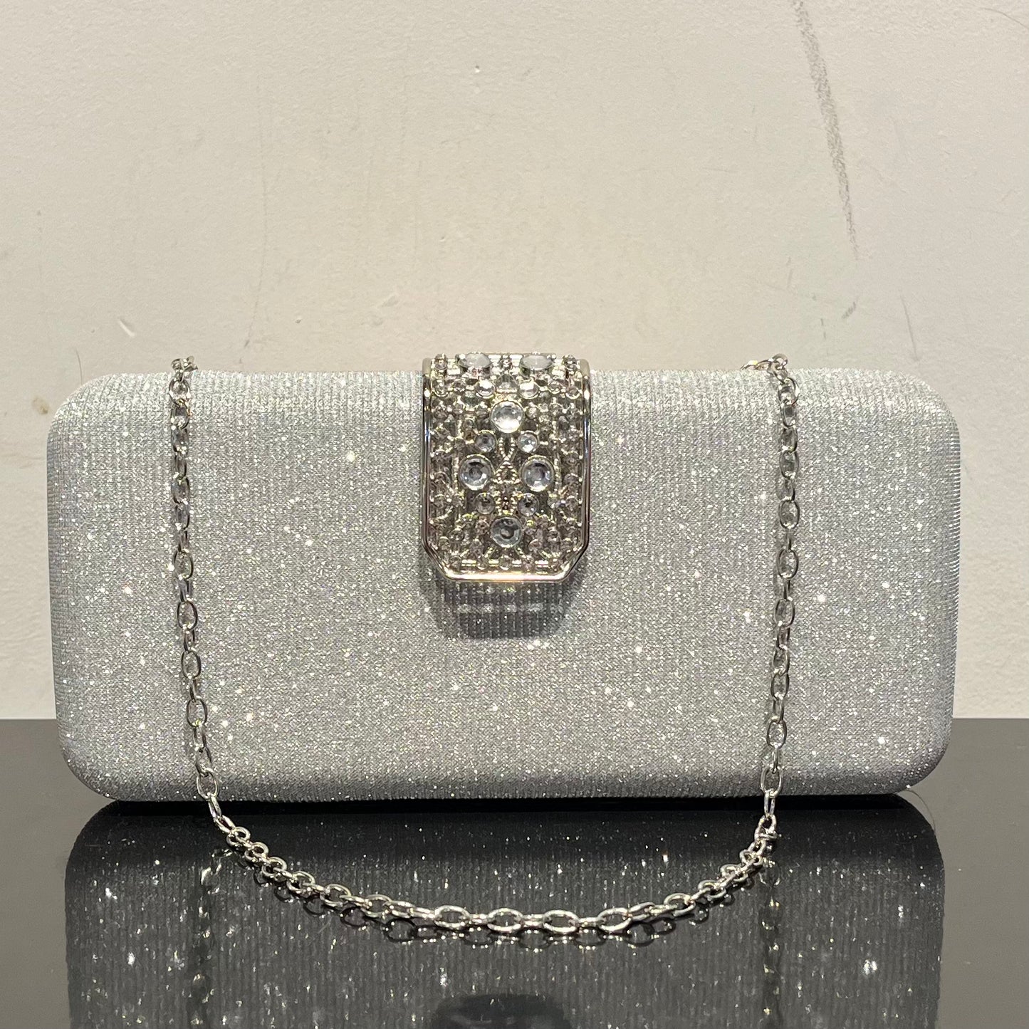 Glitter Frame Party Clutch