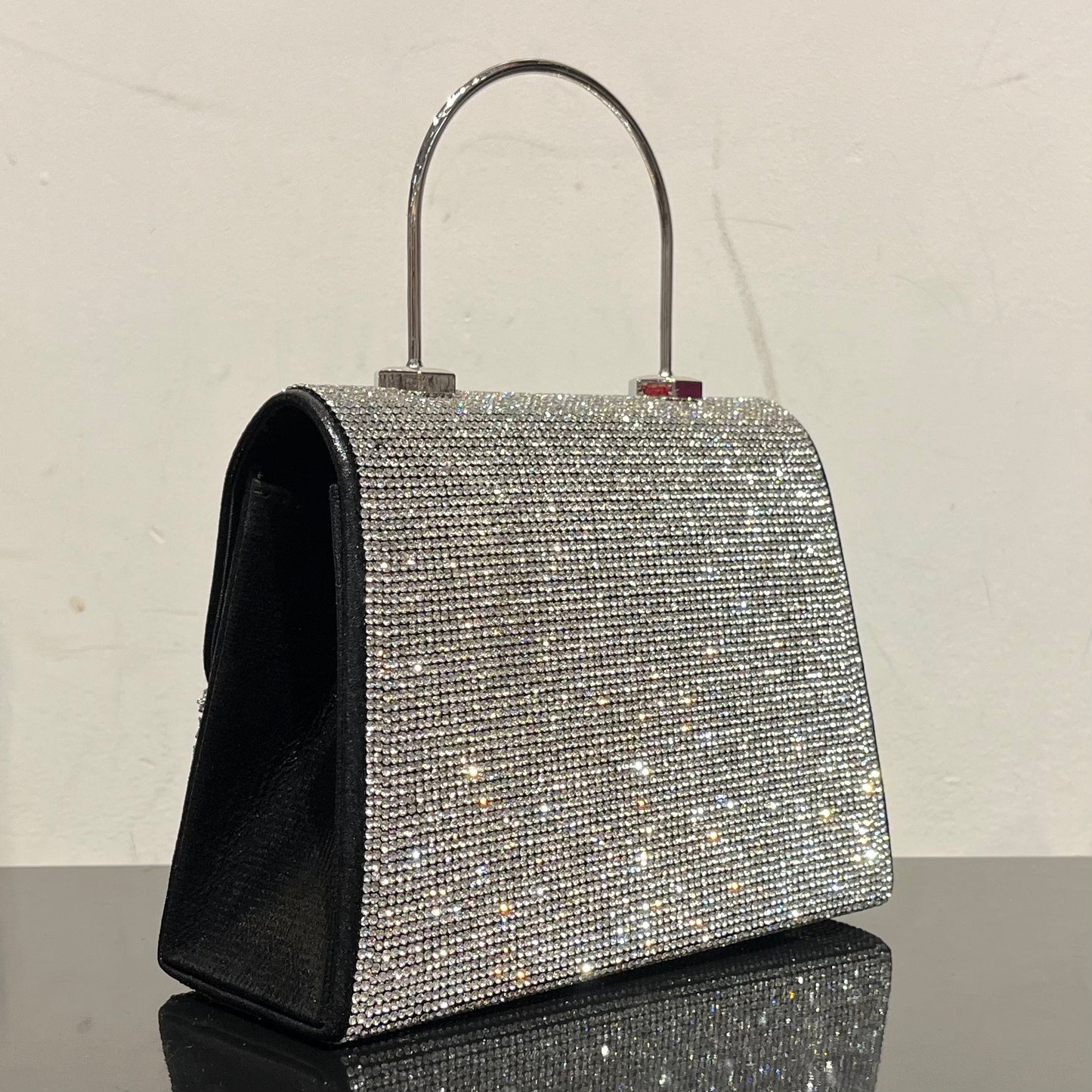 Rhinestone Fringe Purse