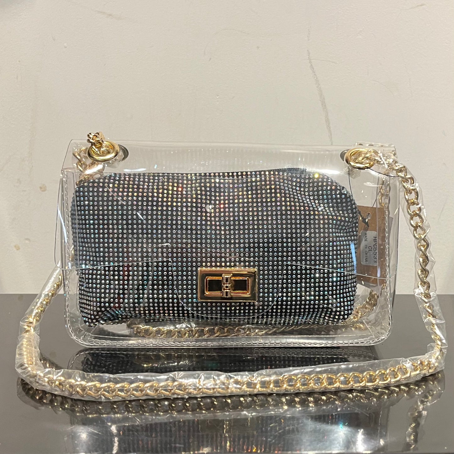 Transparent Bag w/ Hotfix Pouch