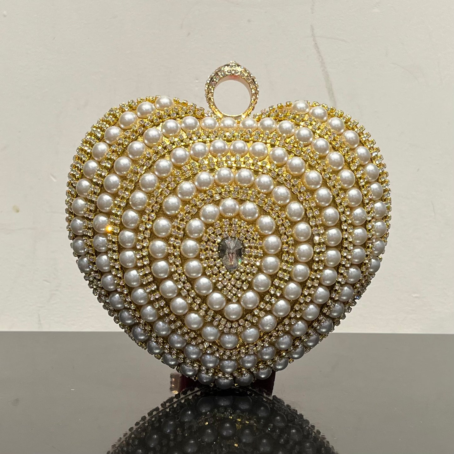 Heart Shape Party Clutch