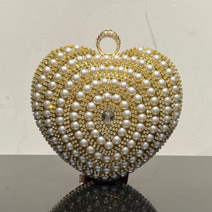 Heart Shape Party Clutch